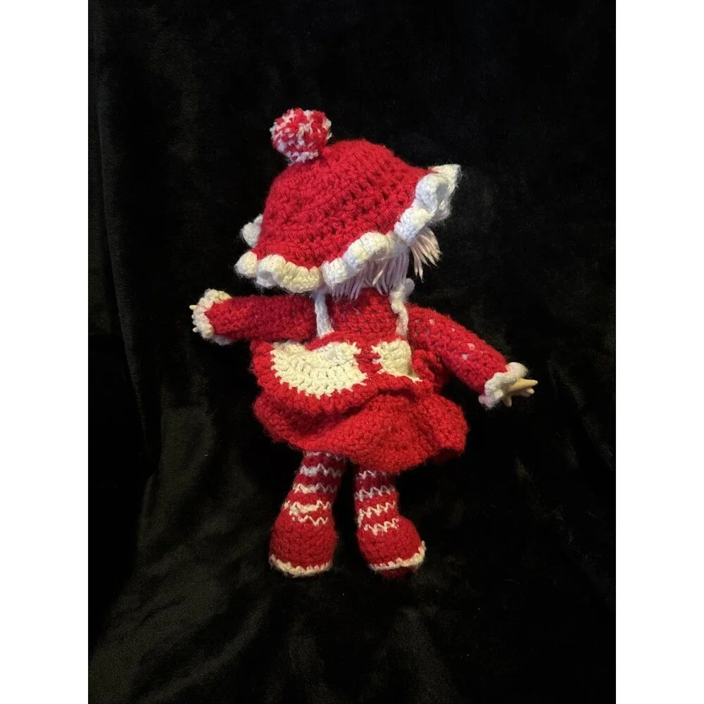 Vintage 80s Crochet Strawberry Shortcake Doll
